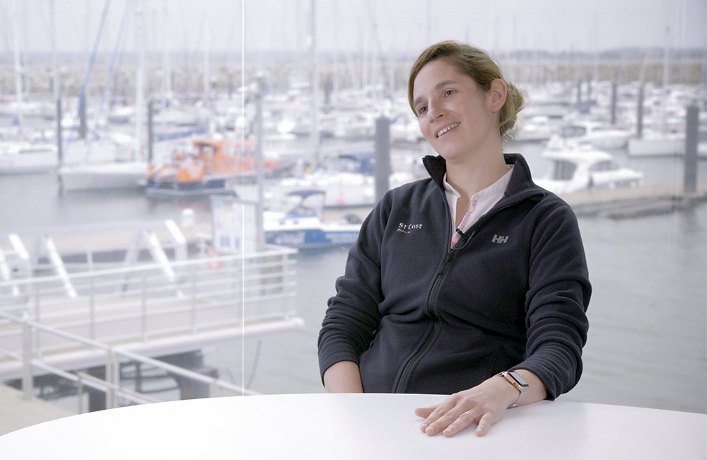 Virginie Raimbeaux, port de SaintCast Appb